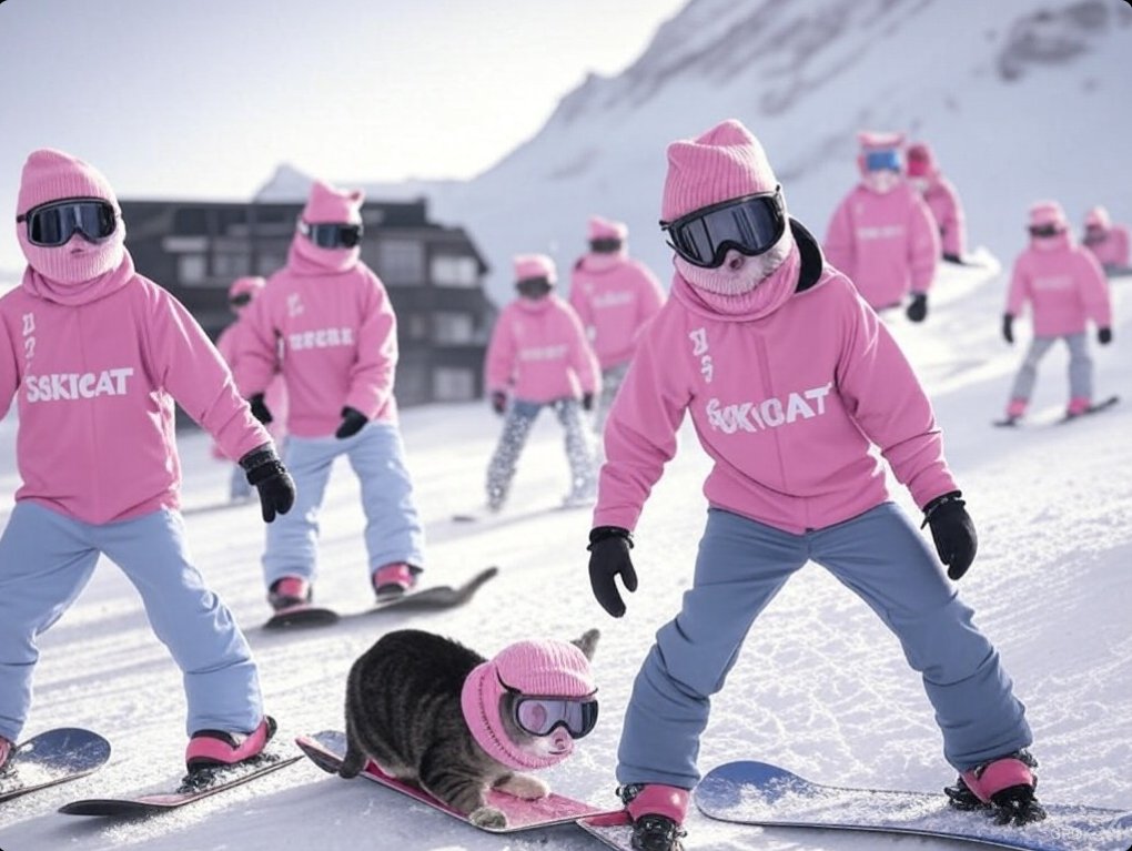 Ski Mask Cat tweet media