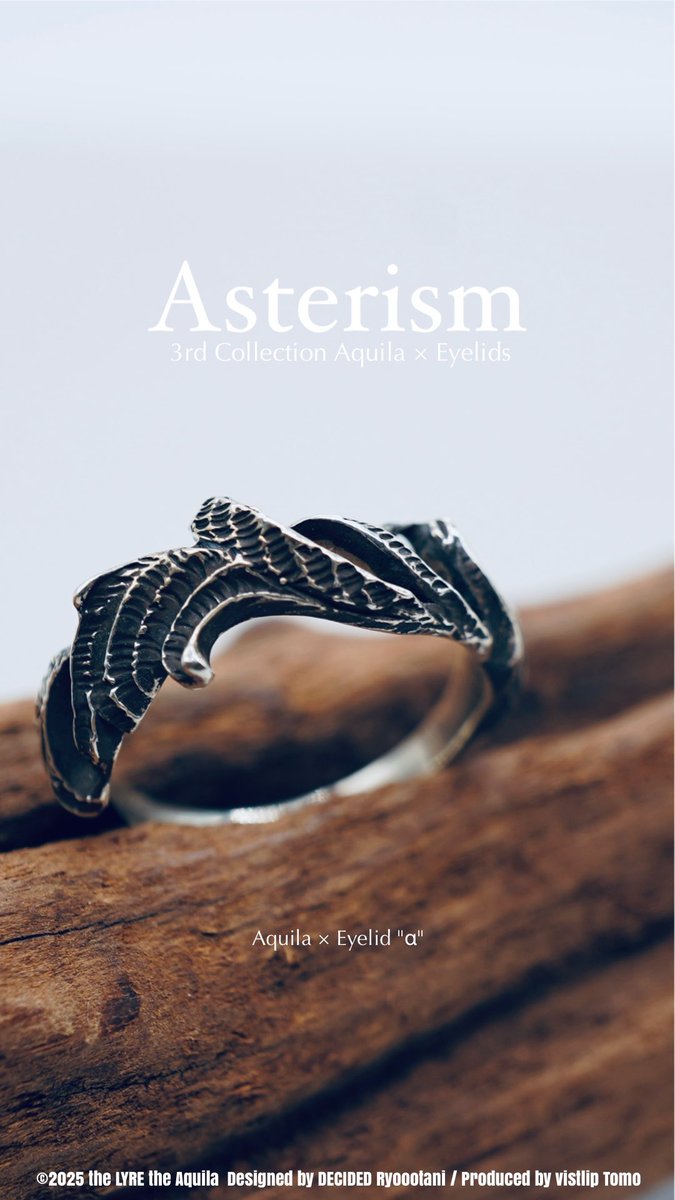 theLYRE_DECIDED's tweet photo. 📣先行受注残り2日📣
Asterism / Aquila × Eyelids "α" & "β"
先行受注販売期間は1/25 23:59まで
先行特典 : 直筆サイン入りRED TICKET 3rd
ONLINE STOREはコチラ
▶️ https://t.co/xRyeyY51yv
Cygnus × Iris , Lyre × Eyelidsも同時販売中🌐
#the_LYRE #the_Aquila #Asteris https://t.co/EpqXEBUQWU