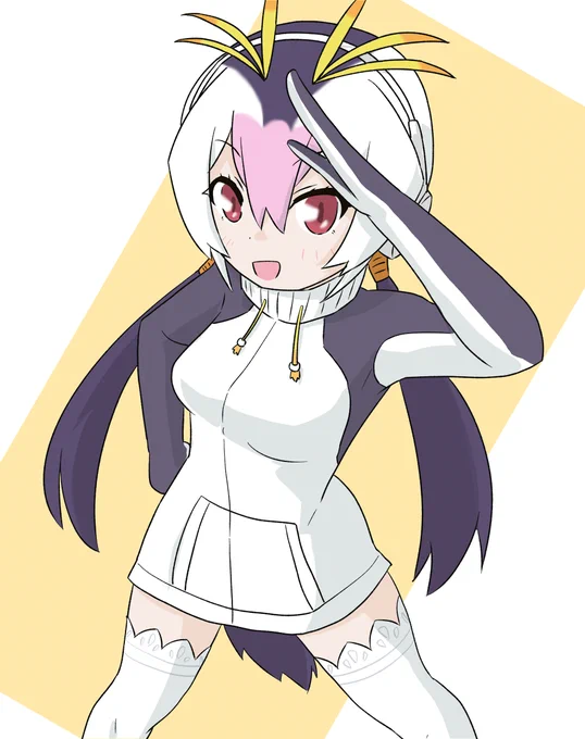 けものフレンズ ロイヤルペンギンさん プリンセス! #けものフレンズ3 #ロイヤルペンギン