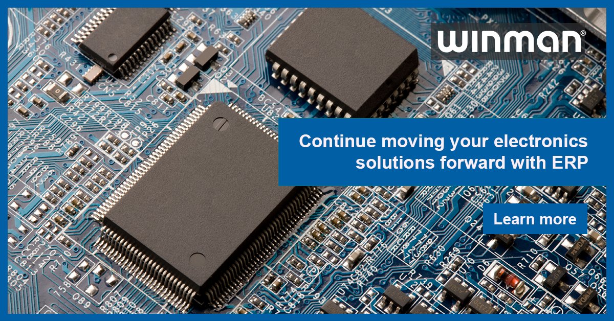 WinMan_ERP's tweet photo. The #electronics sector continues to advance - resulting from a fusing of highly skilled engineering work and technology
Click here to learn more about the future landscape: https://t.co/uRkqSUpkpb
You can also join us at the Southern Manufacturing Expo 4-6th Feb
#ERP #WinMan https://t.co/WQfBsQ36wq