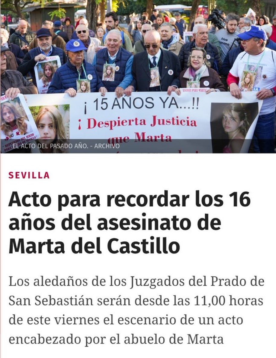 PereiraGallardo's tweet photo. Hoy, como siempre, recordemos a Marta y a su familia. No estáis solos. ¡⚖️!

 "Las causas perdidas son las únicas por las que vale la pena luchar" 

#nadiedicenada  #24Enero #24january #24gennaio #24janvier #FelizViernesATodos #JusticiaParaMarta 
#NoOlvidamos a Marta del Castillo https://t.co/yXlQIDbIu2
