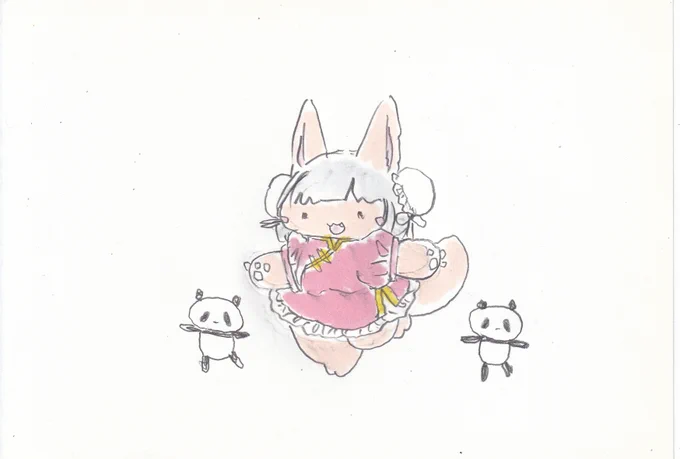 チャイナナチ。#イラスト #メイドインアビス 
