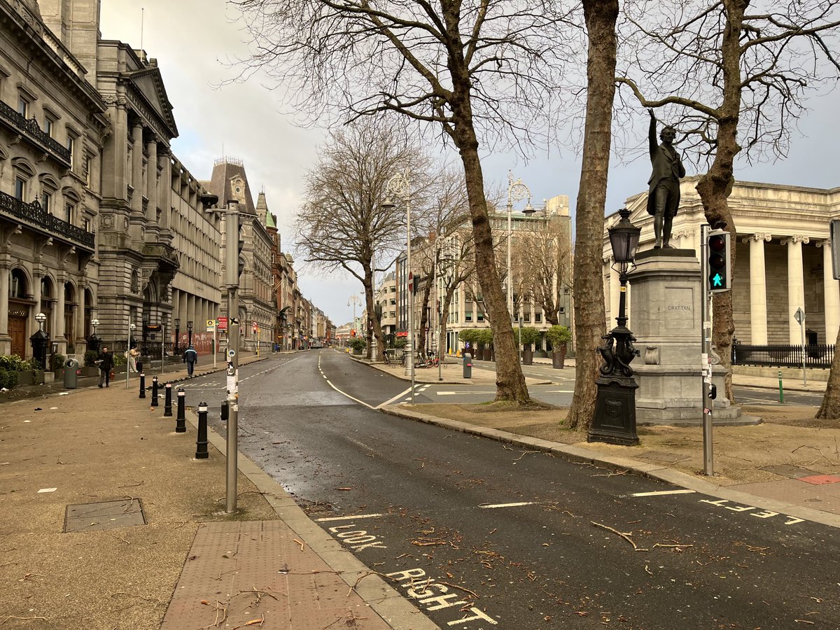Dublin city centre, 9am