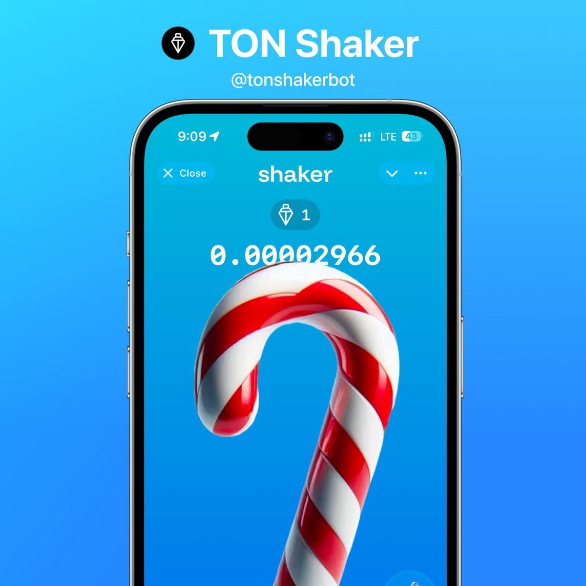 TON Shaker (t.me/tapps_bot/cent…) — Shake off the ordinary, earn extraordinary rewards

TON Shaker is a dynamic Mini App that rewards you with $TOSH for every shake of your phone. With simple gameplay, it’s an engaging way to earn the token that can be traded on DEX.

What