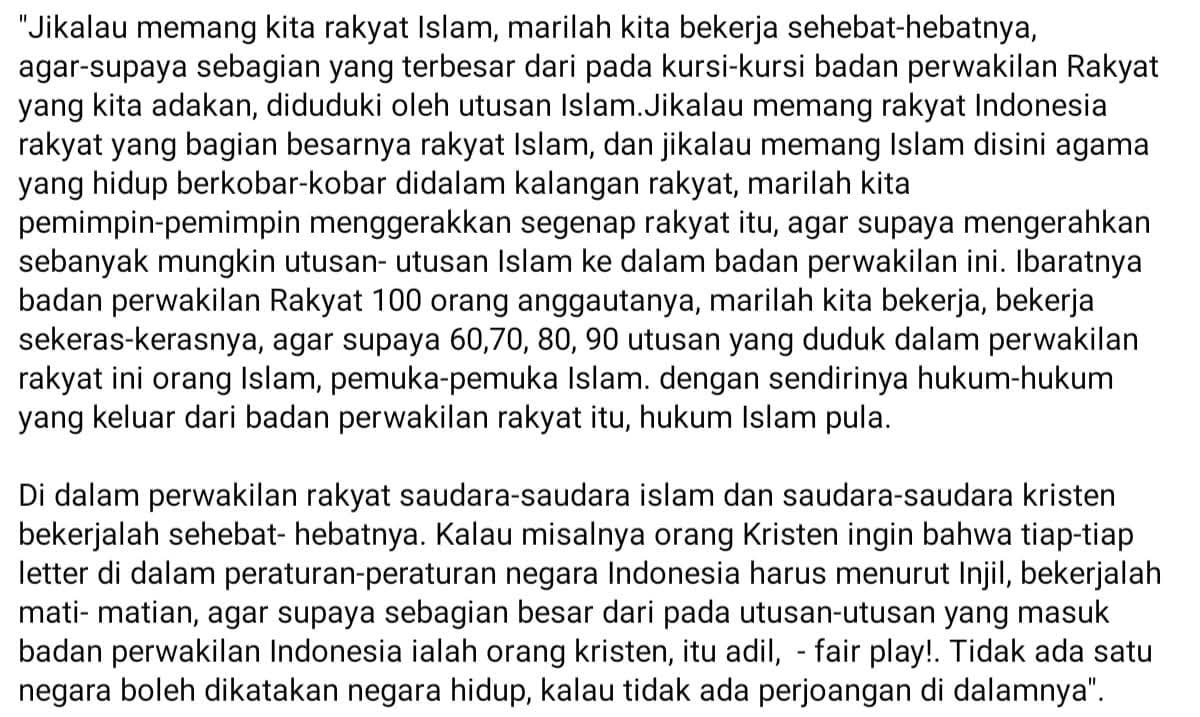 rascal1102's tweet photo. @ilhampurnama887 Buta sejarah, sok pintar. Ini pidato bung Karno tgl 1 Juni 1945. https://t.co/iIbSydrmK8
