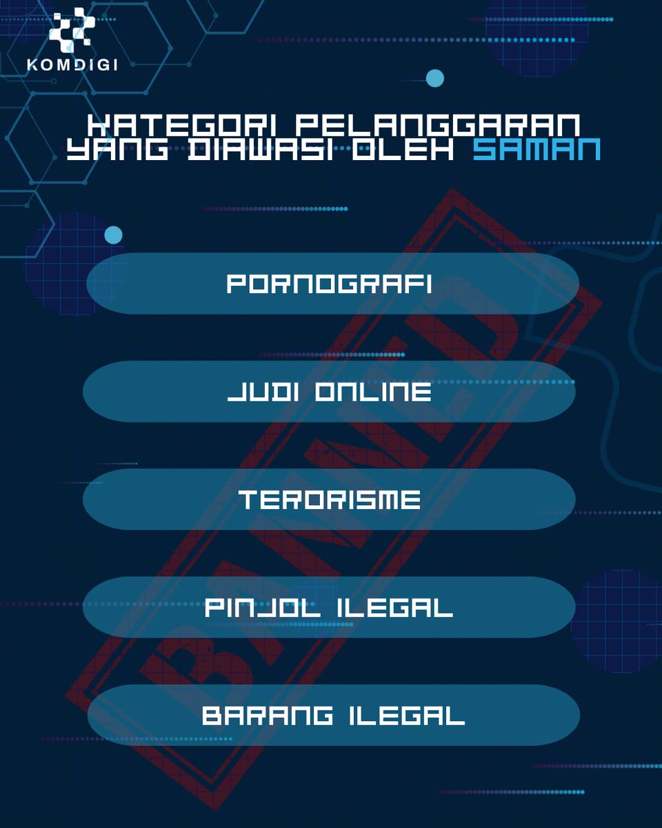 hellorubika's tweet photo. Menteri Komunikasi dan Digital Republik Indonesia, Meutya Hafid resmi mengumumkan penerapan Sistem Kepatuhan Moderasi Konten (SAMAN) mulai Februari 2025. https://t.co/pkIRLmcsCn