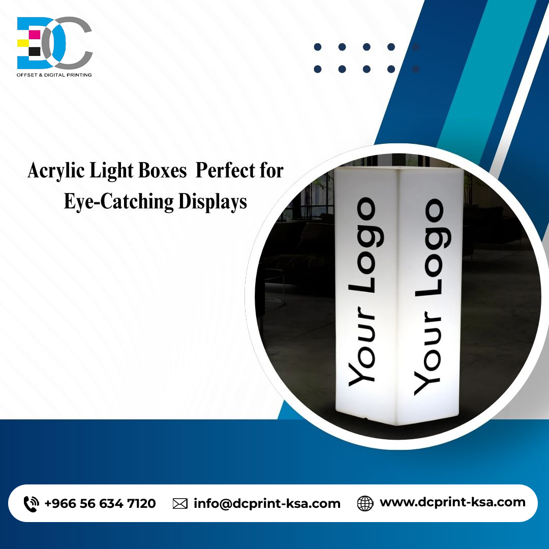 DC__print's tweet image. Transform your displays with our acrylic light boxes, designed to create eye-catching visuals that grab attention. 
dcprint-ksa.com

#DcPrint #AcrylicLightBoxes #EyeCatchingDisplays