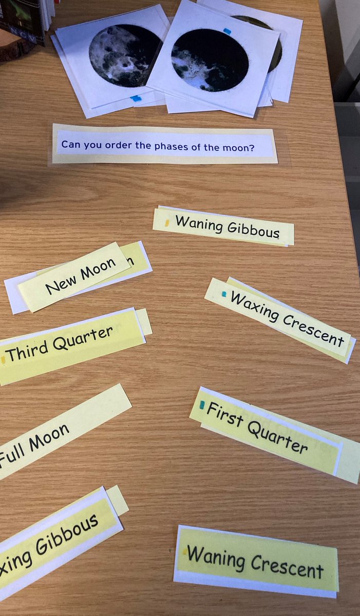 Can you order the phases of the moon?