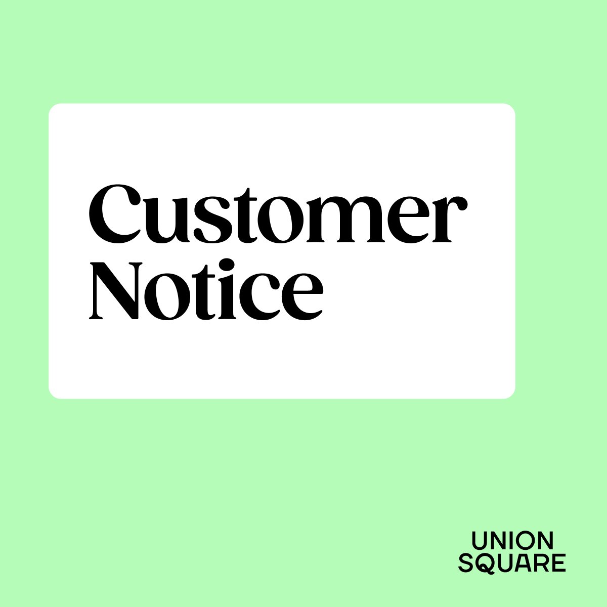 Due to the adverse weather conditions, we have closed our Car Park entry barriers at Palmerston Road. Access to the Car Park is currently limited to the Market Street entry point only.