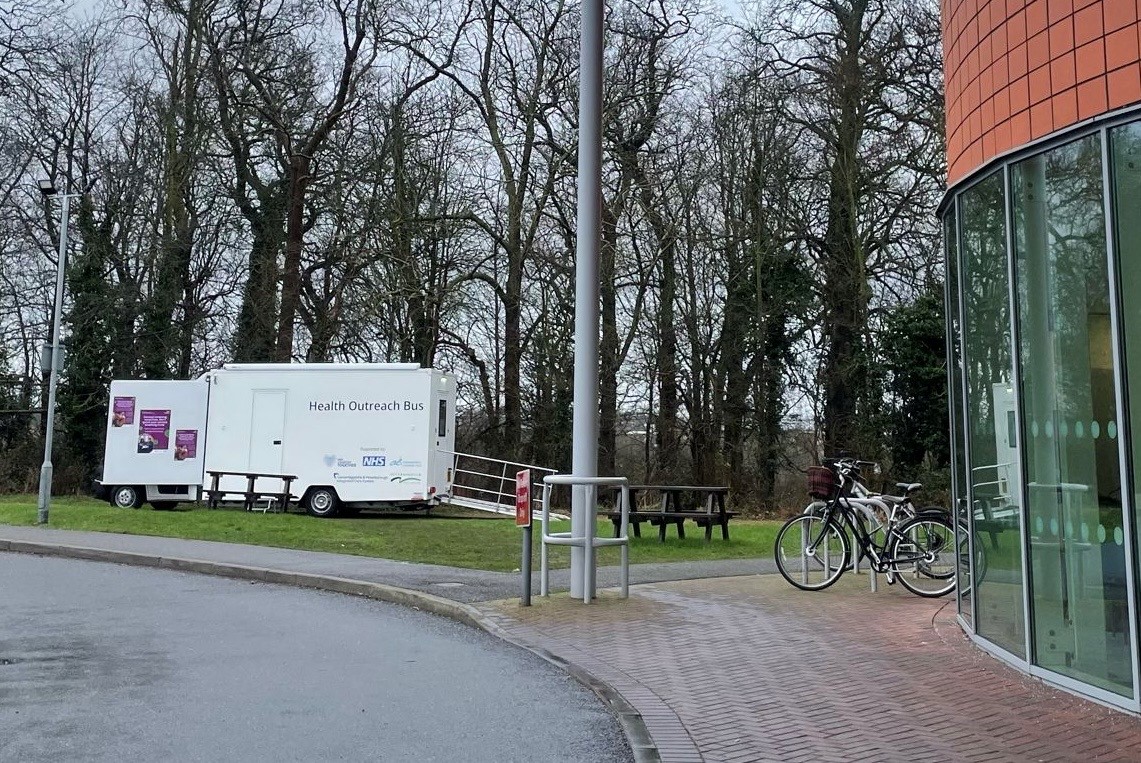 lightprojectpeterborough (@lightprojectpb) on Twitter photo Yesterday, we supported North Care Partnership and <a href="/NetworkGreater/">Greater Peterborough Network</a> to increase uptake of #cervicalscreening in Cambs & Peterborough. The health bus was taken to provide access to a nurse at <a href="/HinchHospital/">Hinchingbrooke</a>.
<a href="/CambsPboroICS/">Cambs & Peterborough Integrated Care System</a> <a href="/NHSCharities/">NHS Charities Together π</a> <a href="/ACTcharity/">Addenbrooke's Charity</a> <a href="/PeterboroughCC/">Peterborough City Council</a> <a href="/NWAngliaFT/">NWAngliaFT</a> Yesterday, we supported North Care Partnership and <a href="/NetworkGreater/">Greater Peterborough Network</a> to increase uptake of #cervicalscreening in Cambs & Peterborough. The health bus was taken to provide access to a nurse at <a href="/HinchHospital/">Hinchingbrooke</a>.
<a href="/CambsPboroICS/">Cambs & Peterborough Integrated Care System</a> <a href="/NHSCharities/">NHS Charities Together π</a> <a href="/ACTcharity/">Addenbrooke's Charity</a> <a href="/PeterboroughCC/">Peterborough City Council</a> <a href="/NWAngliaFT/">NWAngliaFT</a>