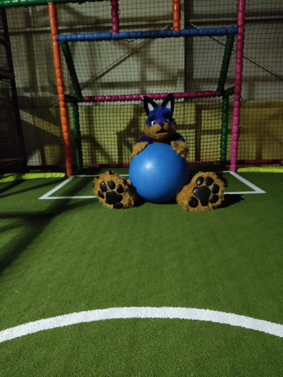 Found a ball 😁
#FursuitFriday