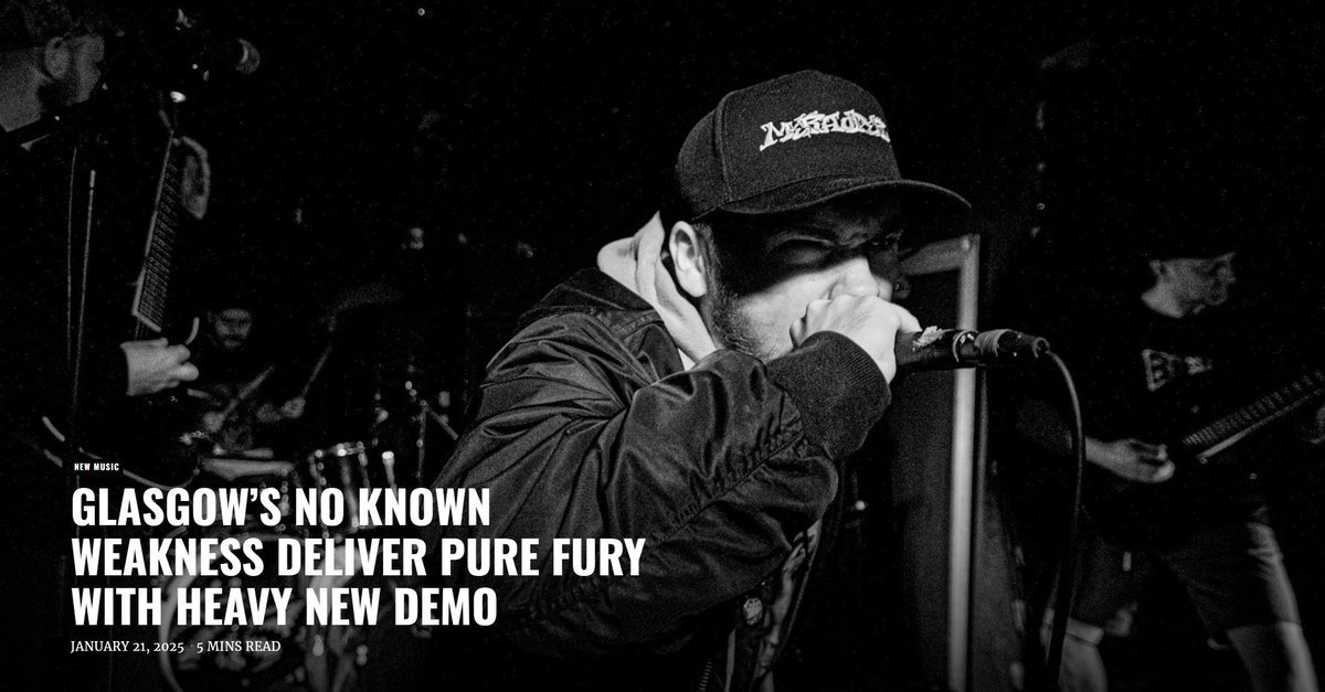 IDIOTEQ's tweet photo. Banger vibes from Glasgow! Check out No Known Weakness! https://t.co/cZoWvscIxT