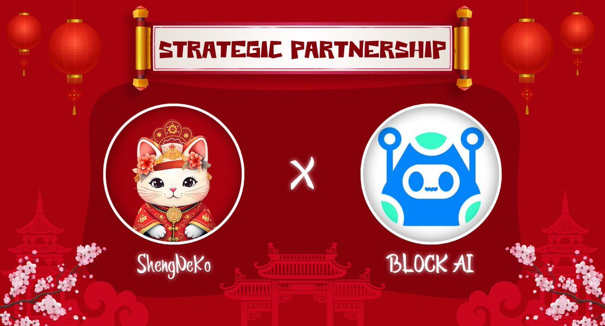 ShengNeko (胜猫) (@shengnekosol) on Twitter photo 🎉 Exciting Partnership Announcement 🎉
We’re thrilled to announce our latest collaboration with <a href="/Blockai_ai/">BLOCK AI (NO TOKEN LAUNCH YET)</a> – a Web3 AI infrastructure platform offering powerful tools for smart contract auditing, AI assistants, chatbots, and AI market tools, all seamlessly operating on-chain! 🎉 Exciting Partnership Announcement 🎉
We’re thrilled to announce our latest collaboration with <a href="/Blockai_ai/">BLOCK AI (NO TOKEN LAUNCH YET)</a> – a Web3 AI infrastructure platform offering powerful tools for smart contract auditing, AI assistants, chatbots, and AI market tools, all seamlessly operating on-chain!