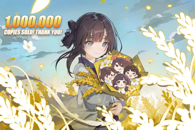Visual novel "The Hungry  Traveling in the Late Ming Dynasty" has reached 1 million copies   celebration, the sequel "The Weeping  Ten Days of the City's Fall" has been announced which will release in Q4 2025:  
