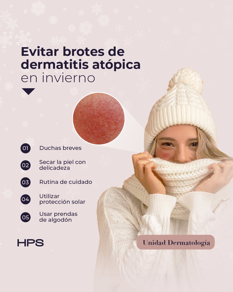 Si tienes dermatitis atópica habrás notado que en invierno los síntomas se intensifican y empeoran. Esto es porque la función barrera de la piel se altera, lo que produce una mayor deshidratación y sensibilidad que empeora con las bajas temperaturas

Más info en nuestro Instagram