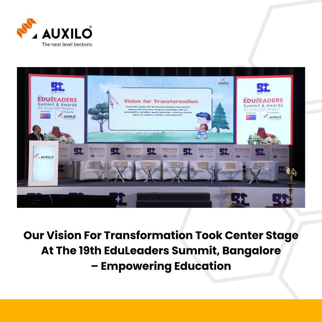 AuxiloFinserve's tweet photo. At the 19th EduLeaders Summit in Bangalore, we engaged with industry leaders to discuss the future of education. Proud to contribute, exchange ideas, and explore opportunities for growth! #EduLeadersSummit #AuxiloFinserve #EducationInnovation #FutureOfEducation https://t.co/W8uXQK3KUP