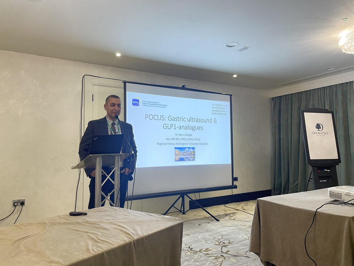 Dr David Hewson (@davidwhewson) on Twitter photo The amazing <a href="/dramrsharaf/">Amr Hassan</a> chairing our first session at Nottingham <a href="/ESRA_Society/">ESRA | European Society of Regional Anaesthesia</a> #WDRAPM 2025 🤩
Thanks for introducing the day <a href="/mokaeleni/">Eleni Moka</a> The amazing <a href="/dramrsharaf/">Amr Hassan</a> chairing our first session at Nottingham <a href="/ESRA_Society/">ESRA | European Society of Regional Anaesthesia</a> #WDRAPM 2025 🤩
Thanks for introducing the day <a href="/mokaeleni/">Eleni Moka</a>