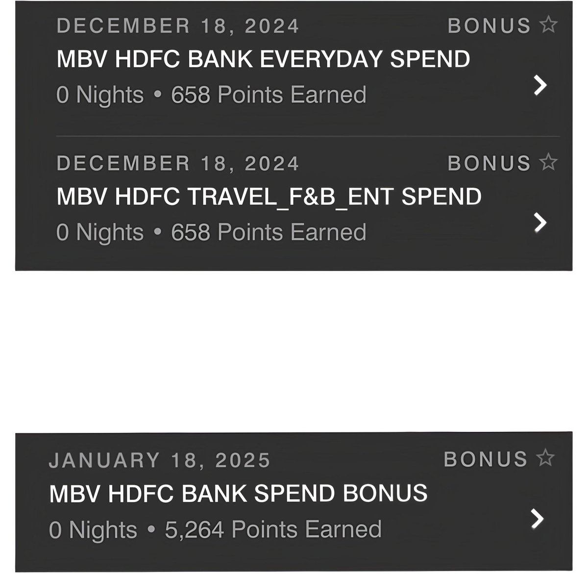 vasishtanagalla's tweet photo. 6,580 MB Points credited on voucher spends of INR 50k on #intermiles, using HDFC Marriott credit card 💳
It's approx 13.16 % return on spends.
(Akash was very vocal during the 5X offer of the marriott card).
#ccgeek #avgeek https://t.co/70tLghoIyk