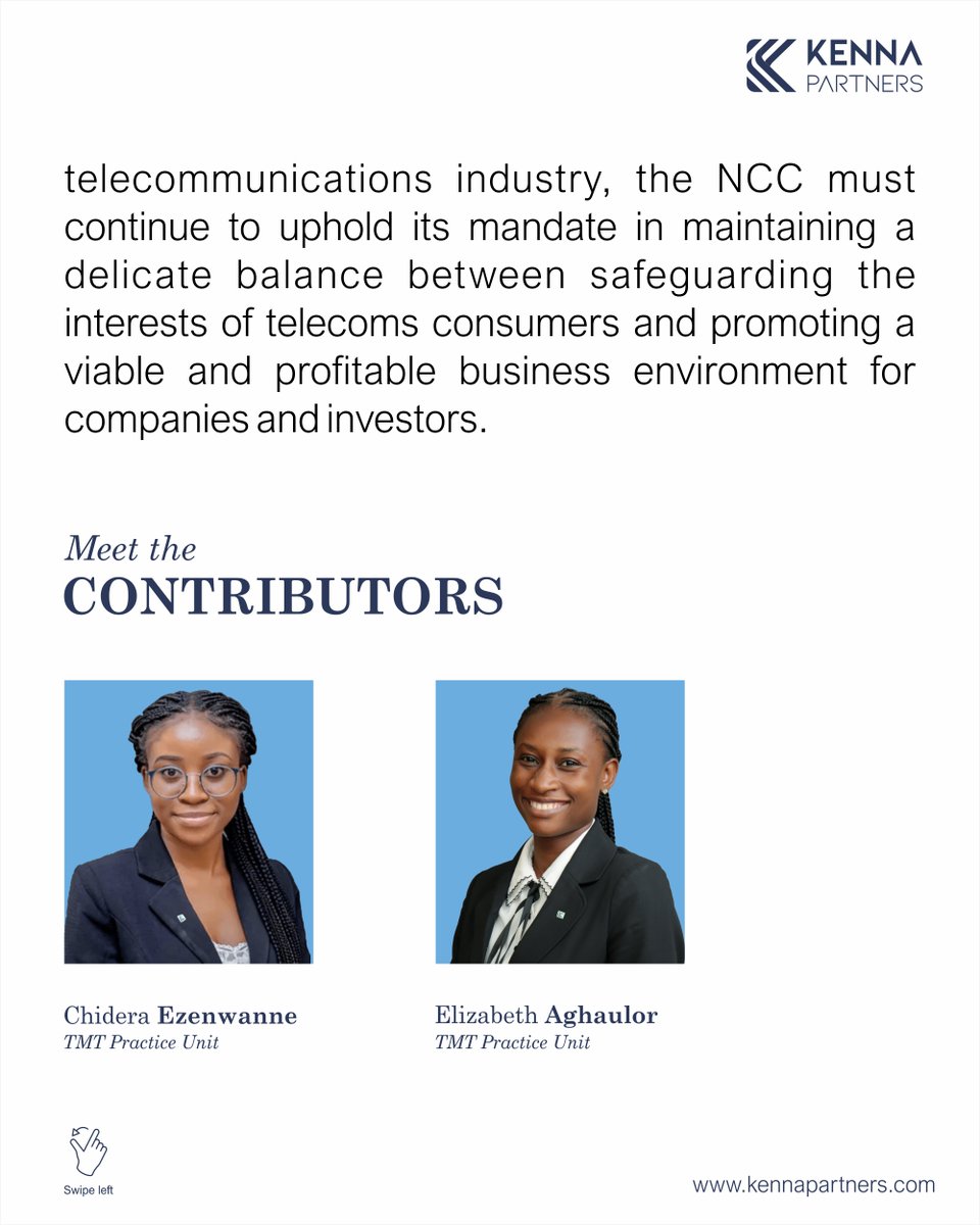 The approval is intended to encourage investment in infrastructure and innovation, ensuring improved connectivity and enhanced customer service delivery. It also aims to address the seeming disparity between operational costs and existing tariffs whilst protecting consumers.

3/3