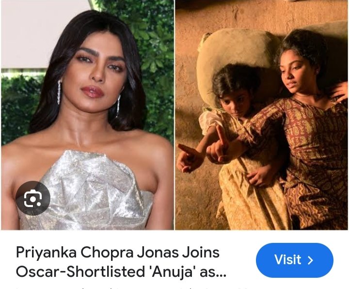BanwariMehra14's tweet photo. *Nominations for Oscar Awards have been announced*
*The film Anuja produced by Guneet Monga and Priyanka Chopra has been nominated in the Best Live Action Short Film category.*
#Oscars2025 https://t.co/Rzzz9c0qob