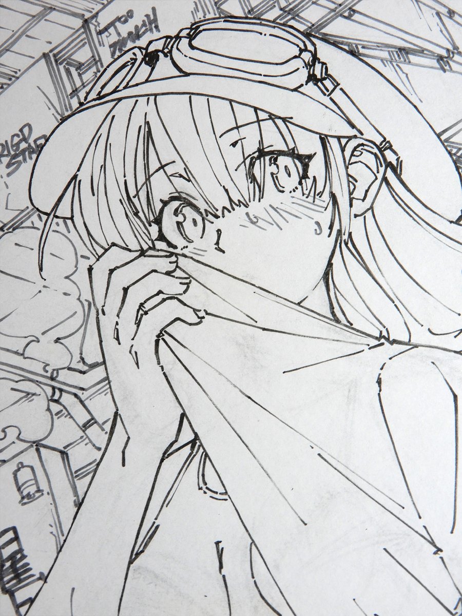 線画。 