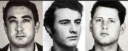 relatandohisto1's tweet photo. El 24 de enero de 1977

En la c/ Atocha de Madrid, 3 pistoleros de ultraderecha asesinaban a 5 abogados laboralistas.
Los asesinos:
-Tejada se fugó en 1979 en un permiso de Semana Santa y nunca lo encontraron.
-C. García se fugó de 1991 a 2018.
-Cerrá salió a los 12 años libre. https://t.co/LK2SCWqhgx