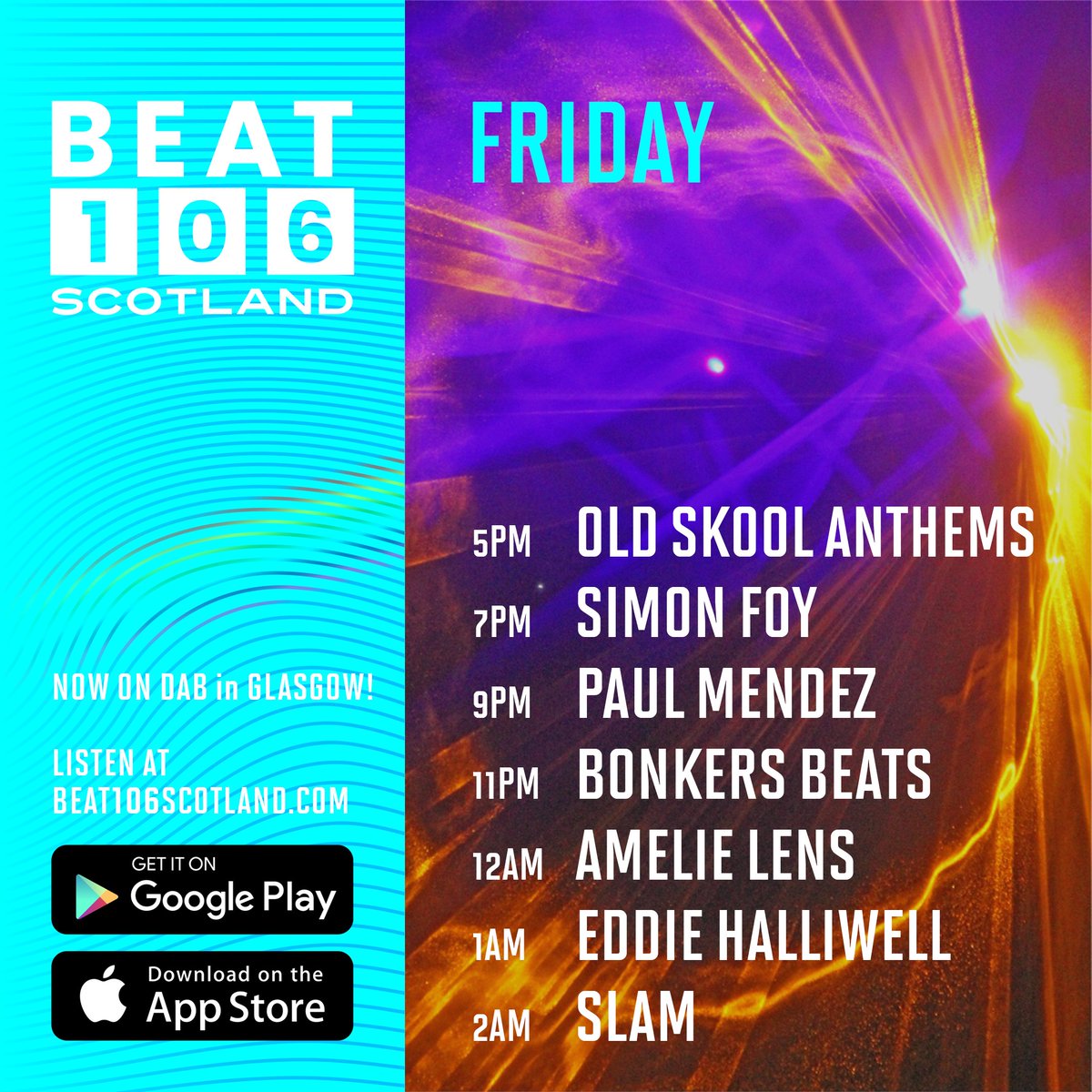 Beat 106 Scotland www.beat106scotland.com (@beat106scotland) on Twitter photo Oooft, some wind! Stay safe, stay indoors and stay listening to <a href="/beat106scotland/">Beat 106 Scotland www.beat106scotland.com</a> !
Now, 12pm & 3pm - Trance Anthems
5pm - Old Skool Anthems
7pm - Simon Foy is in the mix with <a href="/insideoutgla/">insideoutglasgow</a> Anthems
9pm - <a href="/paulmendez/">Paul Mendez</a> with the bangers & slammers Oooft, some wind! Stay safe, stay indoors and stay listening to <a href="/beat106scotland/">Beat 106 Scotland www.beat106scotland.com</a> !
Now, 12pm & 3pm - Trance Anthems
5pm - Old Skool Anthems
7pm - Simon Foy is in the mix with <a href="/insideoutgla/">insideoutglasgow</a> Anthems
9pm - <a href="/paulmendez/">Paul Mendez</a> with the bangers & slammers