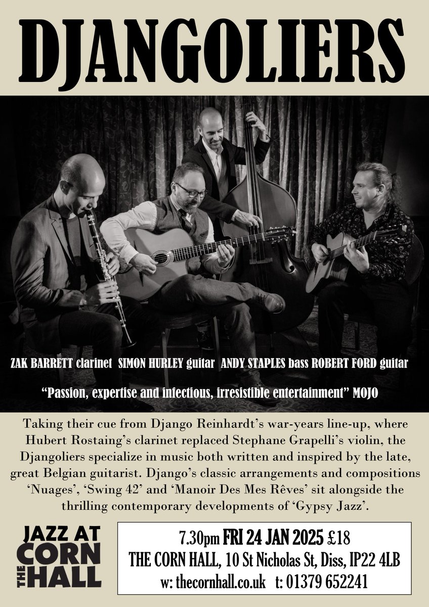 Tonight! In Diss. thecornhall.co.uk/shows/djangoli…