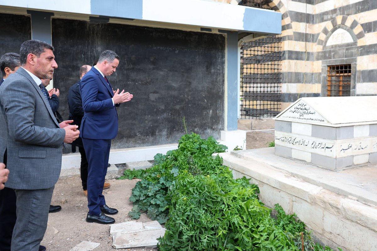 tika_eng's tweet photo. TİKA President @SerkanKayalar_ visited the “Tekke-i Süleymaniye Complex,” one of the most important works of Mimar Sinan, built during the reign of Sultan Süleyman the Magnificent in #Damascus, and received information about the complex from the authorities. https://t.co/CISR4oCI4u