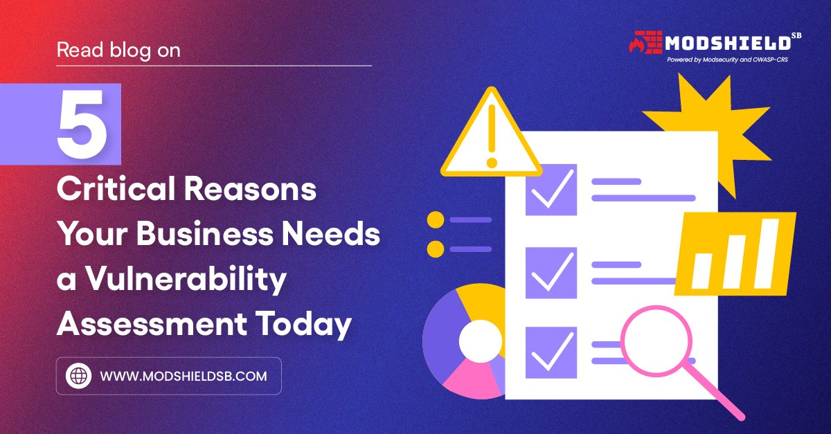 ModshieldSB's tweet image. 🚨Is your business at risk? 🚨Discover 5 critical reasons why a vulnerability assessment is a MUST for your business today! 🔍 Don’t wait for a cyber attack to hit. Secure your data now.
modshieldsb.com/5-critical-rea…
#VulnerabilityAssessment #CyberSecurity
