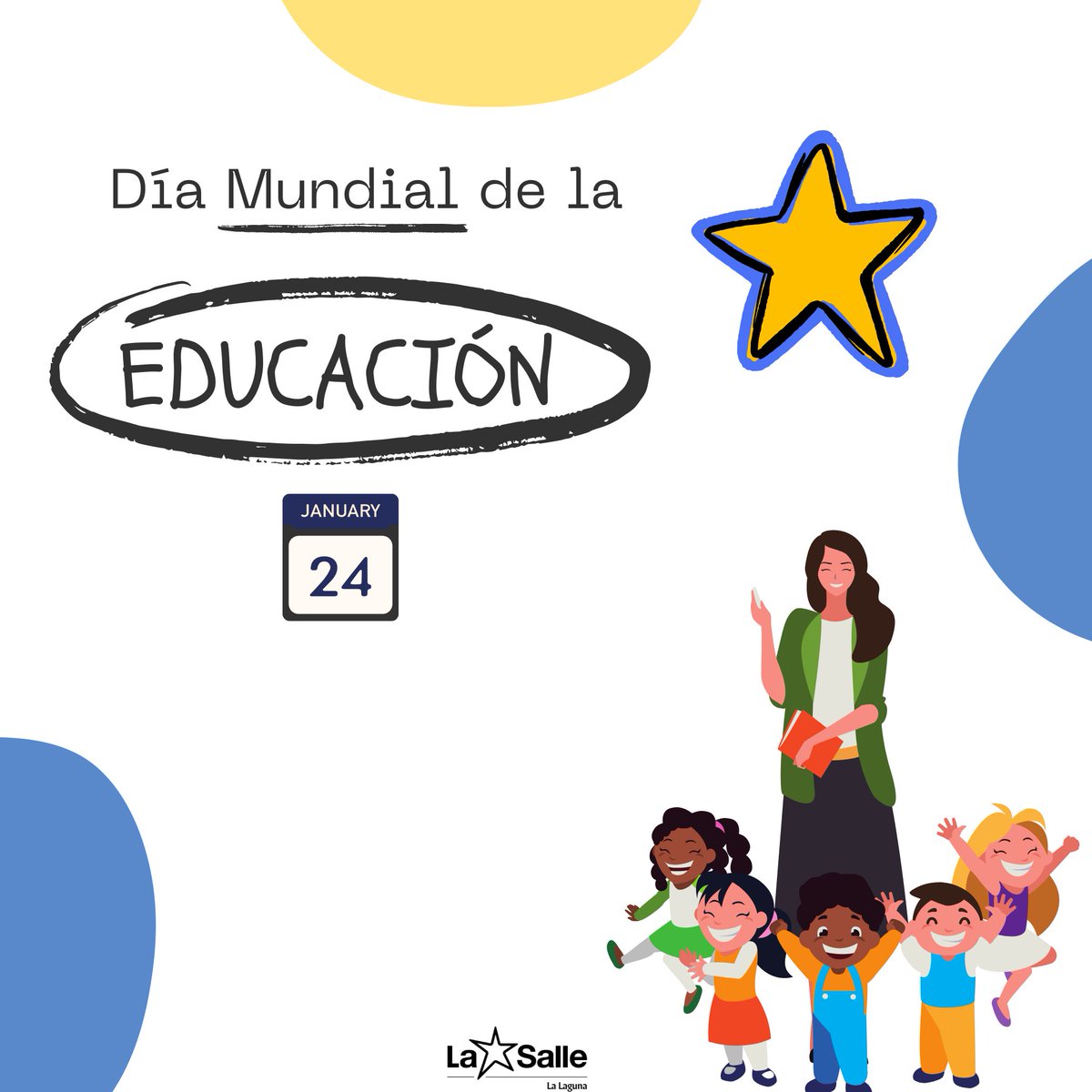 🗓️ 24 DE ENERO| DÍA MUNDIAL DE LA EDUCACIÓN

🧑‍🏫"Porque educar es inspirar sueños que cambian el futuro"‍👩‍🏫

#DíaDeLaEducación #DíaMundialDeLaEducación #LaSalle #LaSalleLaLaguna #SomosLaSalle