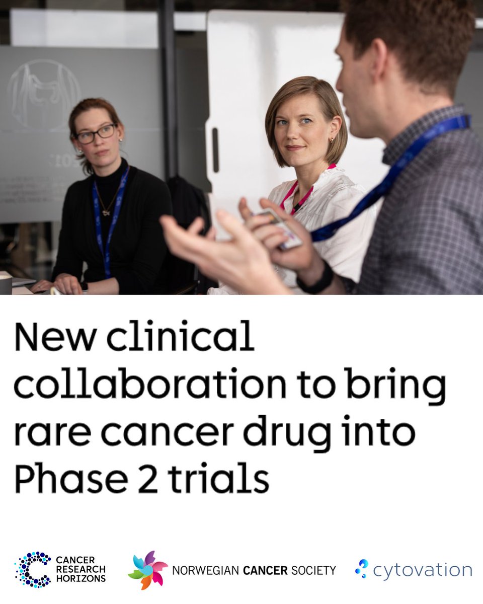 Iain Foulkes (@iain_cruk) on Twitter photo Very rewarding to see shared vision bearing fruit, especially when aimed at tackling #RareCancers.
bit.ly/4jpPhfc
Hats off to our collaborators at the Norwegian Cancer Society, <a href="/cytoVation/">cytoVation</a>, <a href="/ECMC_UK/">ECMC Network (@ecmc-uk.bsky.social)</a> <a href="/CardiffEcmc/">Cardiff ECMC</a>
<a href="/IngridSRoss/">Ingrid S. Ross</a> <a href="/Steve_Nabarro/">Stephen Nabarro</a> <a href="/CR_UK/">Cancer Research UK</a> <a href="/CRUKresearch/">Science and Innovation at Cancer Research UK</a> Very rewarding to see shared vision bearing fruit, especially when aimed at tackling #RareCancers.
bit.ly/4jpPhfc
Hats off to our collaborators at the Norwegian Cancer Society, <a href="/cytoVation/">cytoVation</a>, <a href="/ECMC_UK/">ECMC Network (@ecmc-uk.bsky.social)</a> <a href="/CardiffEcmc/">Cardiff ECMC</a>
<a href="/IngridSRoss/">Ingrid S. Ross</a> <a href="/Steve_Nabarro/">Stephen Nabarro</a> <a href="/CR_UK/">Cancer Research UK</a> <a href="/CRUKresearch/">Science and Innovation at Cancer Research UK</a>
