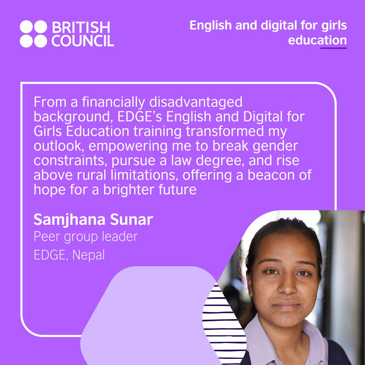 npBritish's tweet image. #QualityEducation is key to eradicating poverty, reducing inequality &amp;amp; driving progress.

Today, we celebrate 3 young women from remote Nepal, transformed by the English &amp;amp; Digital for Girls’ Education programme.

Now independent, they inspire us all. 

#InternationDayOfEducation