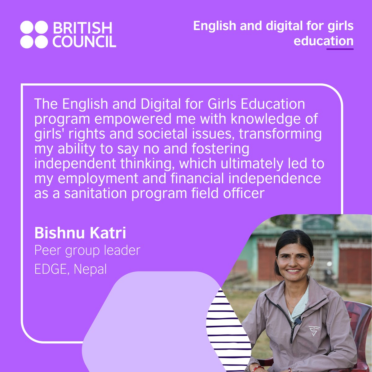 npBritish's tweet image. #QualityEducation is key to eradicating poverty, reducing inequality &amp;amp; driving progress.

Today, we celebrate 3 young women from remote Nepal, transformed by the English &amp;amp; Digital for Girls’ Education programme.

Now independent, they inspire us all. 

#InternationDayOfEducation