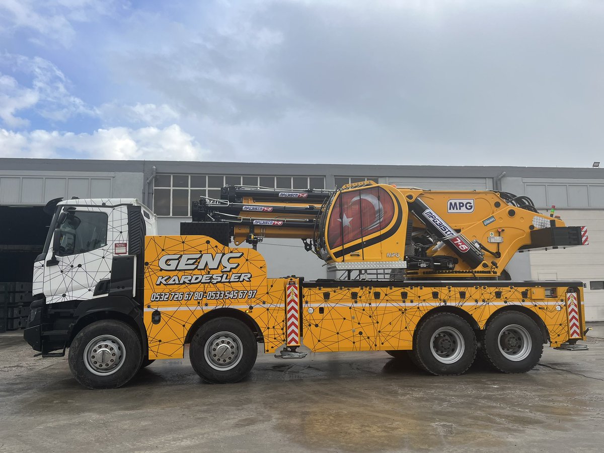mpgcomtr's tweet photo. MPG 315 TM 7+6 #vinç. / MPG 315 TM 7+6 #crane.
#MPGVinç #MPG #mpgcrane #heavymachinery #heavylifting #kran #trucks #grúa #Renault #RenaultTruck #RenaultTrucks #mobilecrane #engineering #truckcrane #loadercrane #knuckleboom #kranbil #constructionmachinery #YESRENAULTTRUCKS https://t.co/i1cl7OROQE
