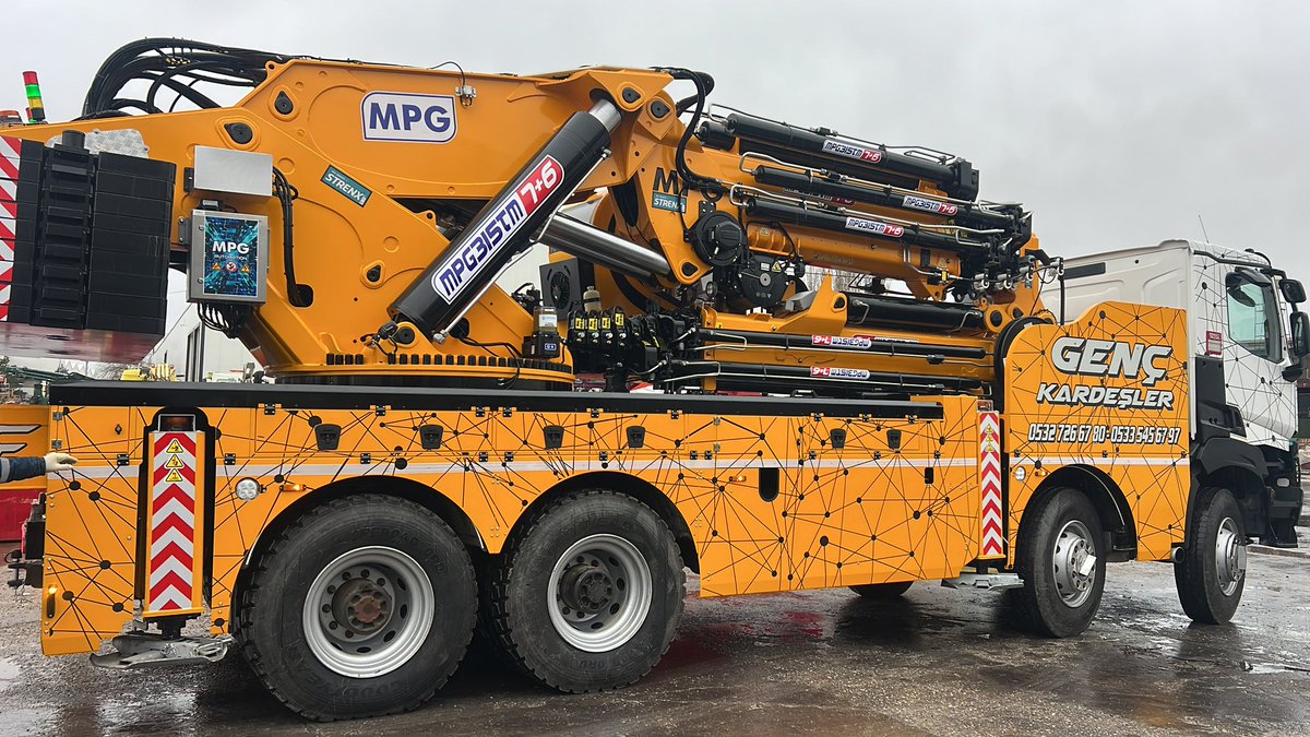 mpgcomtr's tweet photo. MPG 315 TM 7+6 #vinç. / MPG 315 TM 7+6 #crane.
#MPGVinç #MPG #mpgcrane #heavymachinery #heavylifting #kran #trucks #grúa #Renault #RenaultTruck #RenaultTrucks #mobilecrane #engineering #truckcrane #loadercrane #knuckleboom #kranbil #constructionmachinery #YESRENAULTTRUCKS https://t.co/i1cl7OROQE