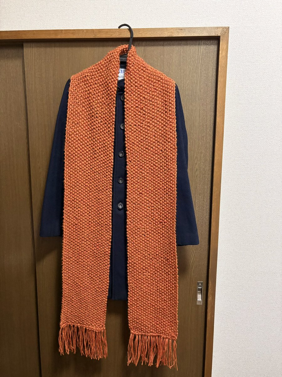 紅白満ちてゆくマフラー