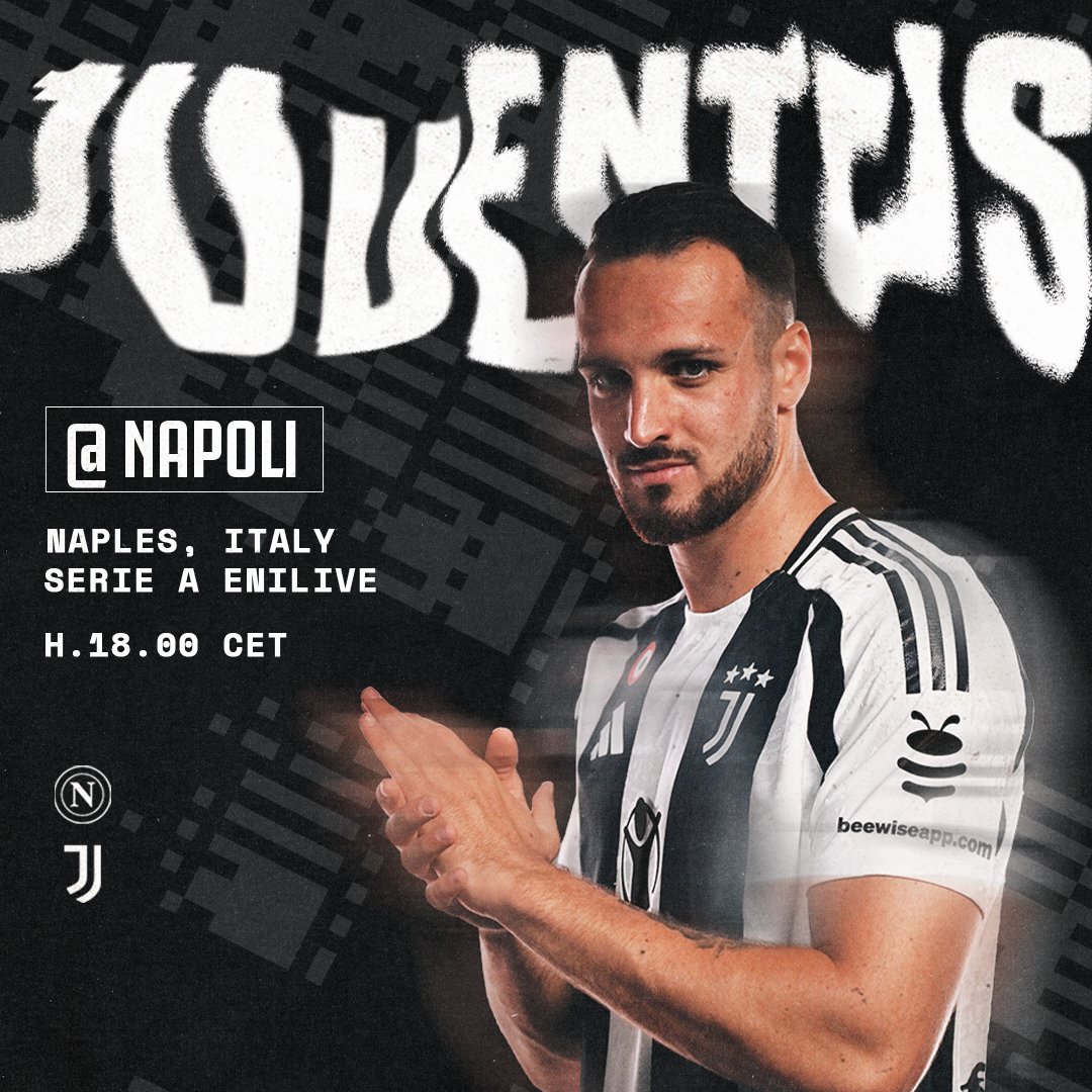 ✈️ 𝑩𝑰𝑮 𝑴𝑨𝑻𝑪𝑯 𝑰𝑵 𝑻𝑹𝑨𝑺𝑭𝑬𝑹𝑻𝑨
🗓️ 22^ giornata
🆚 Napoli
🏟 Stadio “Diego Armando Maradona”
⏰ 18:00 CET
📲 #NapoliJuve