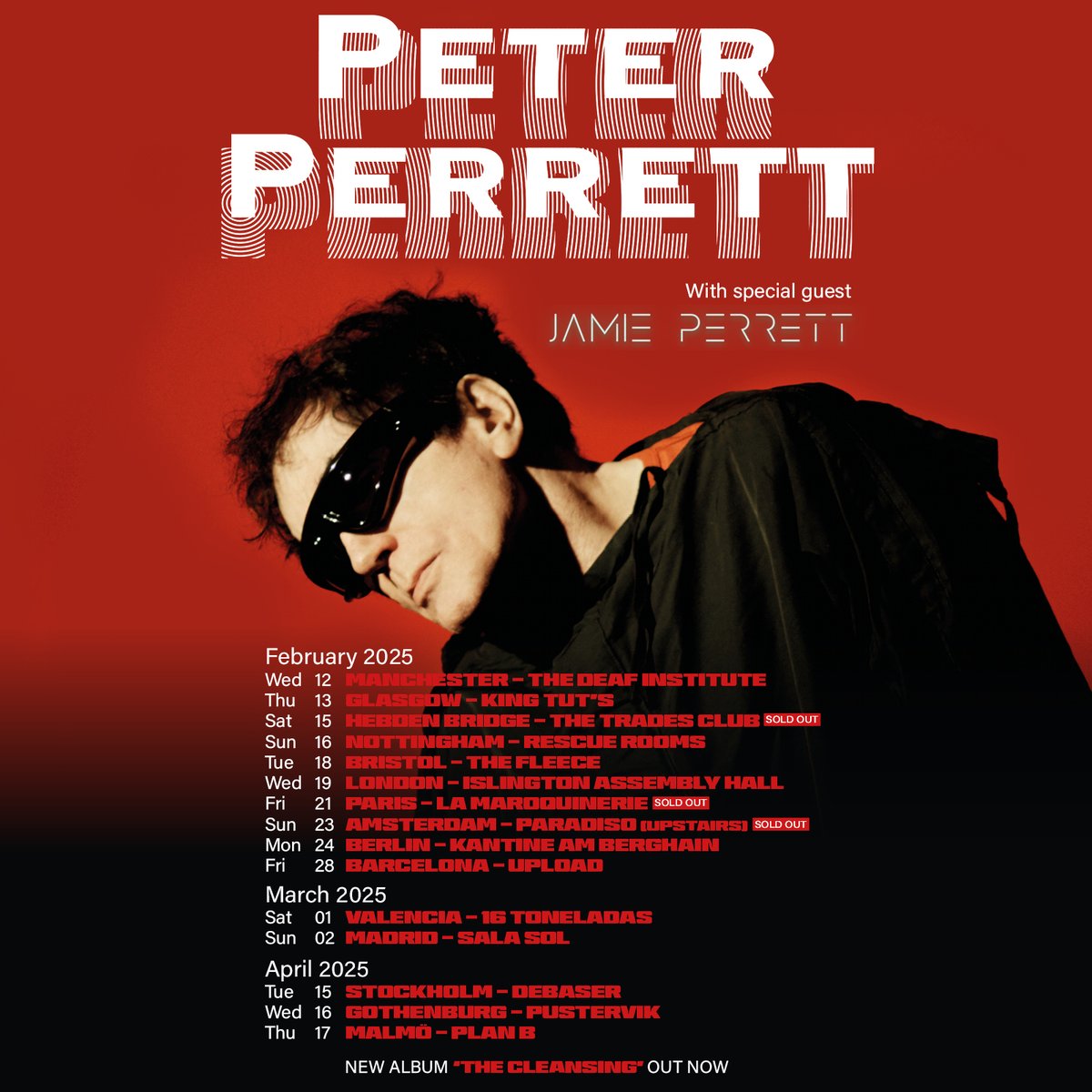 Peter Perrett has announced additional dates to his UK &amp; EU tour due to demand including Sweden and Spain. All tickets on sale now: bnds.us/unb2m8