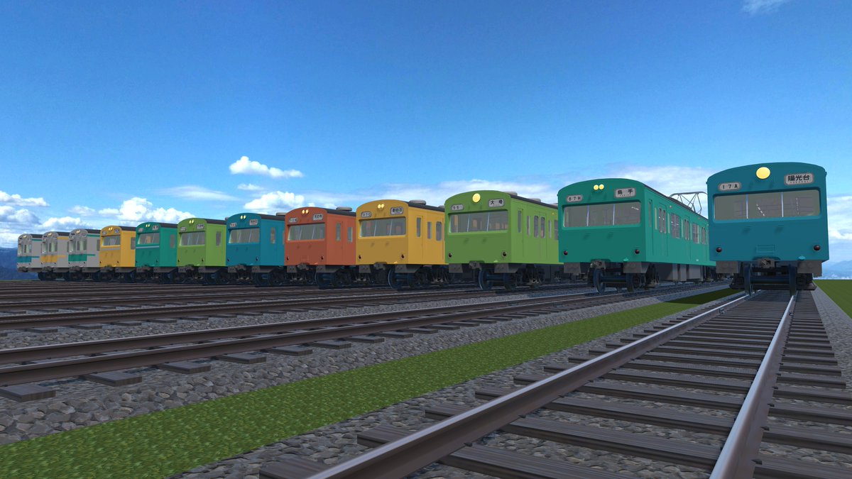 VR_Rail's tweet photo. ☆3Dモデル部門 3D models Category☆ 

🥇 ＿けと＿さん ｢103系｣🥇
コメント：「素晴らしい作品ばかりの中で私の103系が選ばれたことに内心だいぶ驚いています。選んでくださった皆さんに心から感謝するとともに、今後もあたたかく見守っていただけると幸いです。」 https://t.co/I0Rp25HKfR