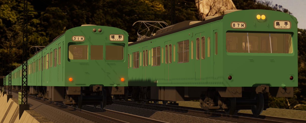 VR_Rail's tweet photo. ☆3Dモデル部門 3D models Category☆ 

🥇 ＿けと＿さん ｢103系｣🥇
コメント：「素晴らしい作品ばかりの中で私の103系が選ばれたことに内心だいぶ驚いています。選んでくださった皆さんに心から感謝するとともに、今後もあたたかく見守っていただけると幸いです。」 https://t.co/I0Rp25HKfR