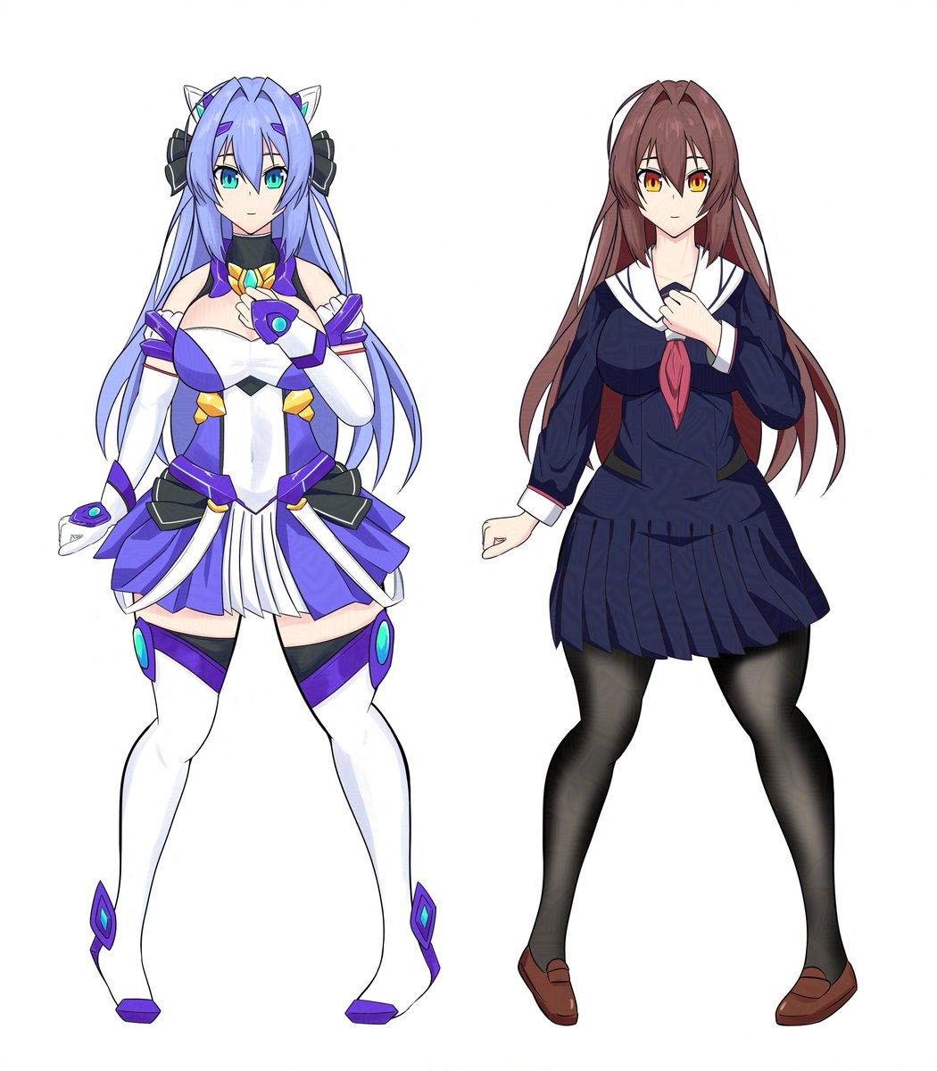 支援サイト更新予定の立ち絵です
イラスト+テキストのCG集っぽい内容の予定 