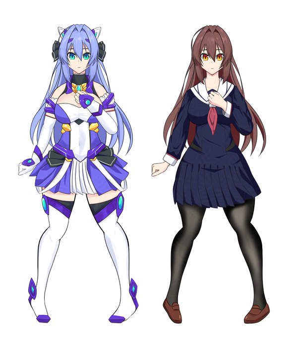 支援サイト更新予定の立ち絵です
イラスト+テキストのCG集っぽい内容の予定 