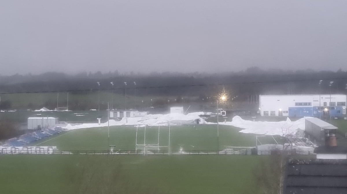 Mid West Radio (@radiomidwest) on Twitter photo The <a href="/ConnachtGAA/">Connacht GAA</a> air dome at the Connacht Gaa centre of excellence in Bekan has been completed destroyed as a result of #StormEowyn The <a href="/ConnachtGAA/">Connacht GAA</a> air dome at the Connacht Gaa centre of excellence in Bekan has been completed destroyed as a result of #StormEowyn