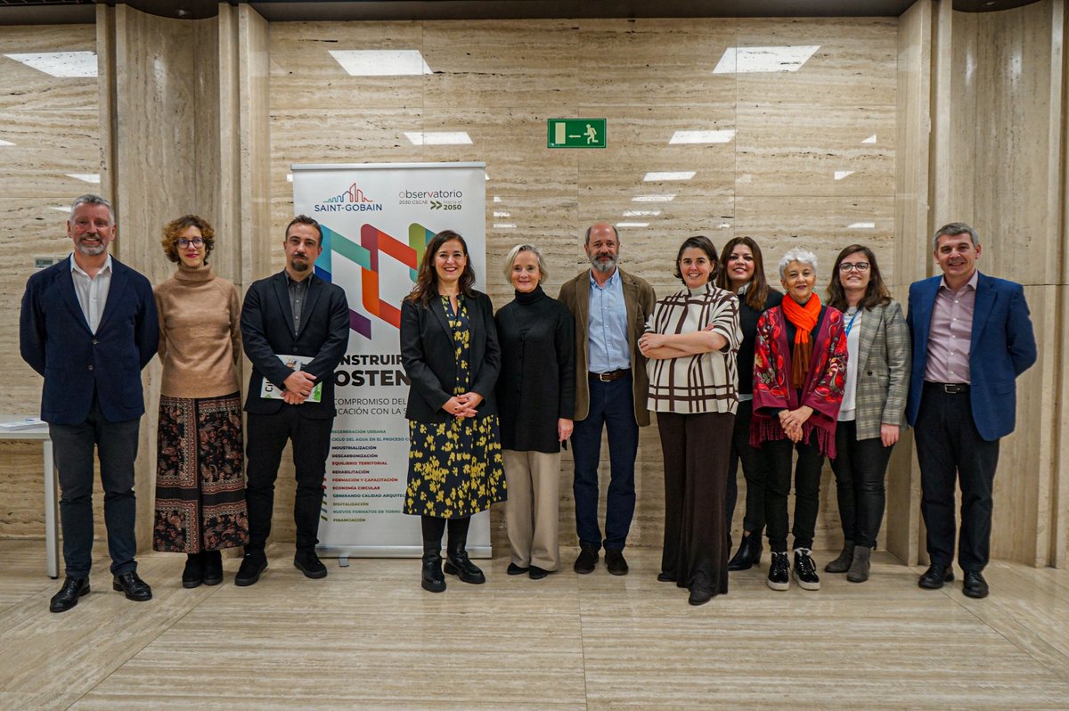 Interesante jornada sobre la economía circular impulsada por <a href="/SaintGobainES/">Saint-Gobain España</a>  y el #Observatorio2030 del CSCAE 

cscae.com/index.php/cono…