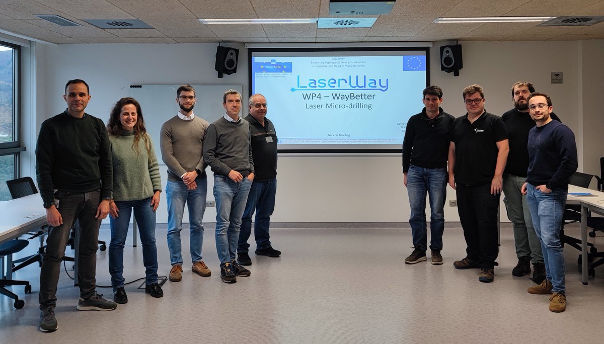 Coordination drives success! 🚀 The LaserWay project, uniting 16 partners across 6 countries, is advancing high-speed laser solutions for #automotive, #aerospace &amp; #waterfilter industries. Machine designs and demonstrators were fine-tuned in our 1st hybrid consortium meeting.