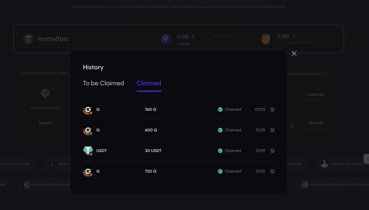 matte0btc's tweet photo. Best @Galxe update ever👇
I bought a Galxe+ subscription, received tons of perks, a GG multiplier and credits to use to pay the hated gas fees😁
in 10 days I can say that I have already got them back more than all! and in the next 20? maybe 0,5 Eth😍
https://t.co/UZGycLeNrE https://t.co/bqCk3pa2hZ