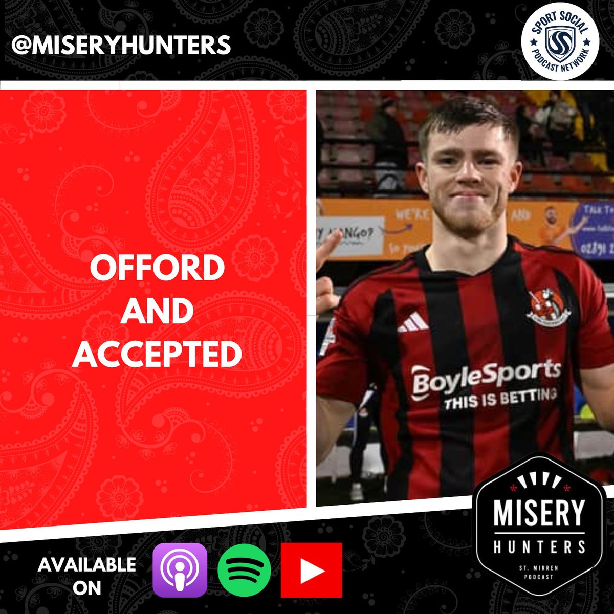 Misery Hunters (@miseryhunters) on Twitter photo 🆕🎙️- Offord and Accepted
Stand-up comedian <a href="/LiamFarrelly9/">Liam Farrelly</a> joins us as we dissect the Scottish Cup win against Queen of the South and we discuss all the latest transfer news
linktr.ee/miseryhunters 🆕🎙️- Offord and Accepted
Stand-up comedian <a href="/LiamFarrelly9/">Liam Farrelly</a> joins us as we dissect the Scottish Cup win against Queen of the South and we discuss all the latest transfer news
linktr.ee/miseryhunters