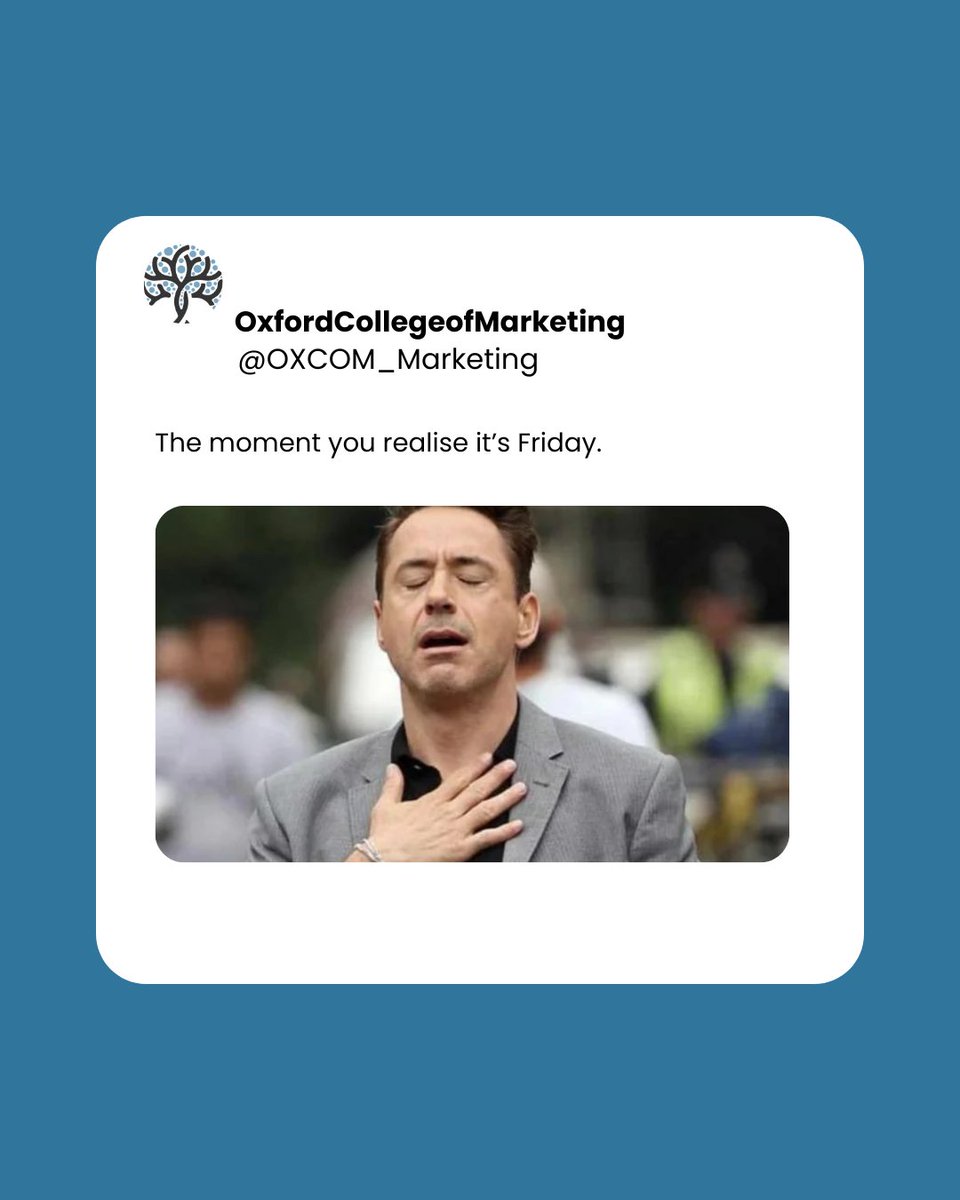 The moment you realise it’s finally Friday… Time to exhale and recharge 😤

What’s on your agenda this weekend?