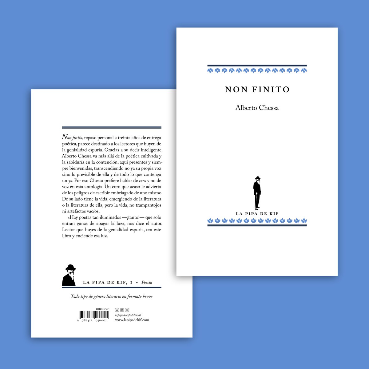 Este martes, 28 de enero, Alberto Chessa presentará en Madrid su antología poética 'Non finito' junto a su libro 'Palabras para luego'. Será en el Café Comercial a las 19:00 h. Os invitamos.